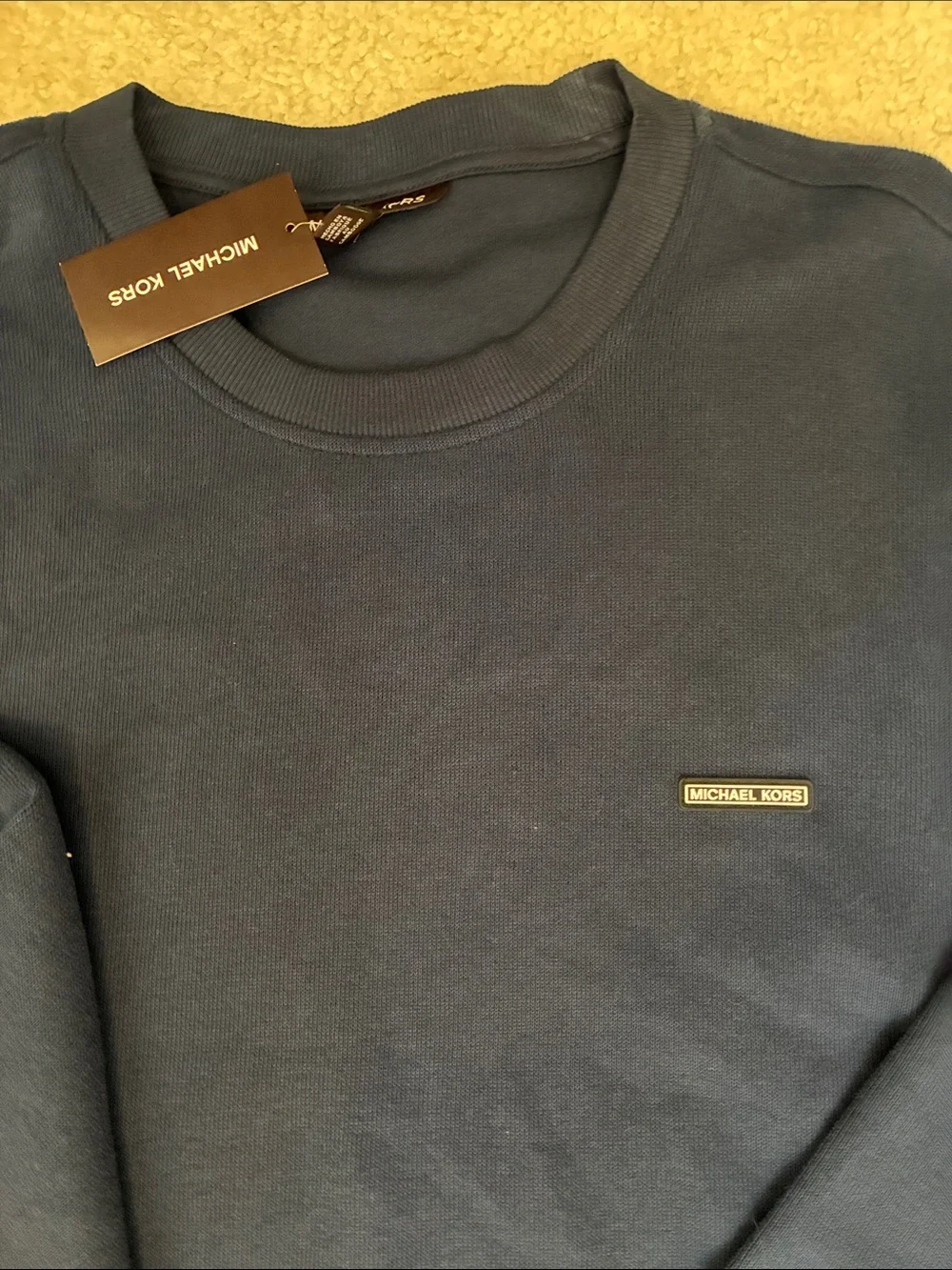 Michael kors Men's Dark Navy Crewneck Sweatshirt